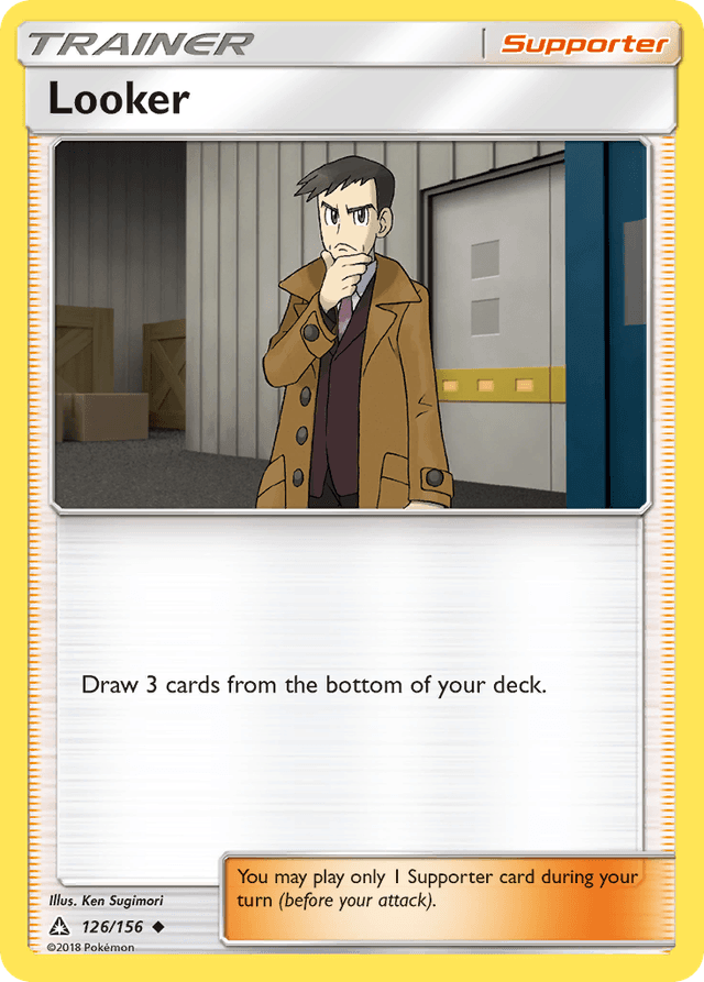 Carta Looker 126/156 do set Ultra Prism — Pokémon TCG | Bynx