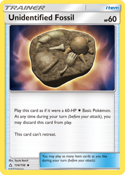 Unidentified Fossil 134/156 — Ultra Prisma