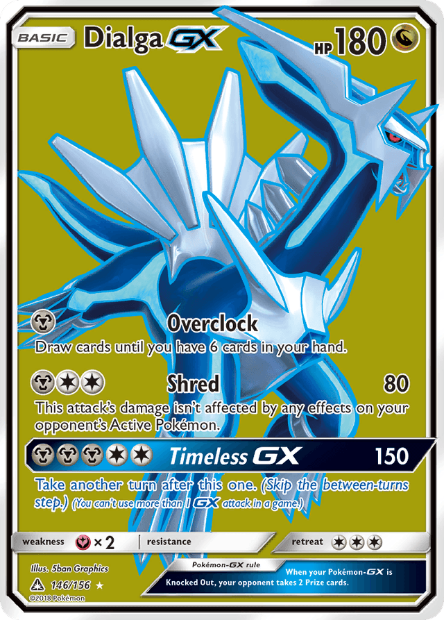 Carta Dialga-GX 146/156 do set Ultra Prism — Pokémon TCG | Bynx