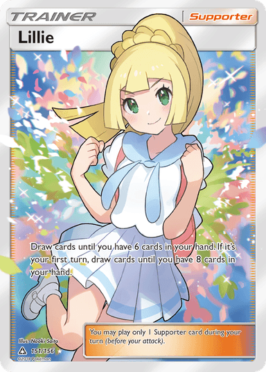 Carta Lillie 151/156 do set Ultra Prism — Pokémon TCG | Bynx
