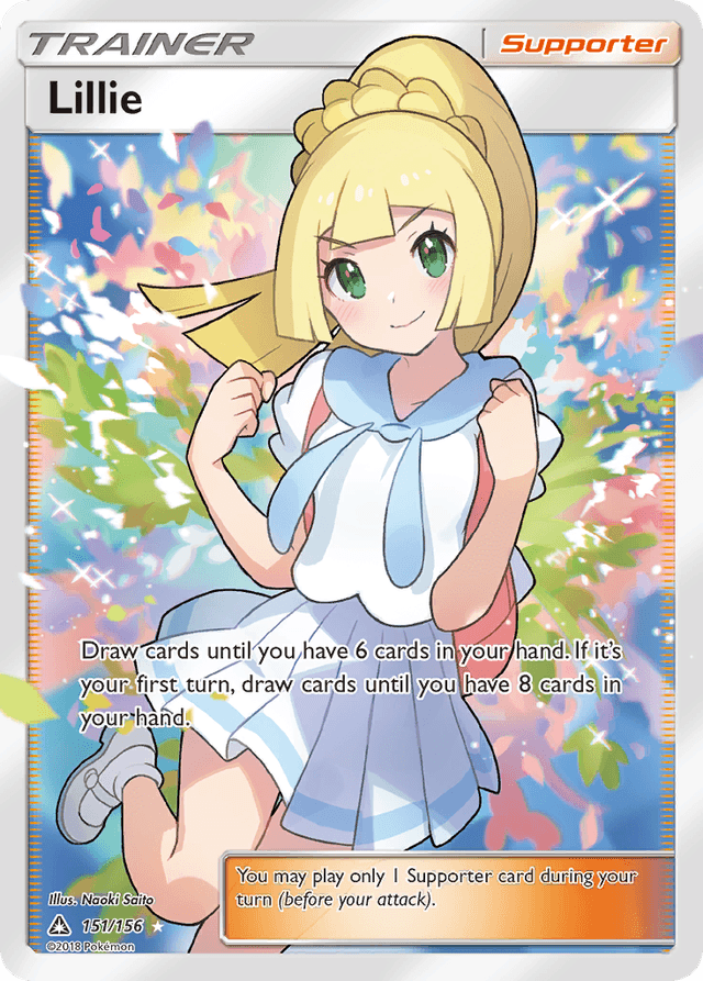 Carta Lillie 151/156 do set Ultra Prism — Pokémon TCG | Bynx