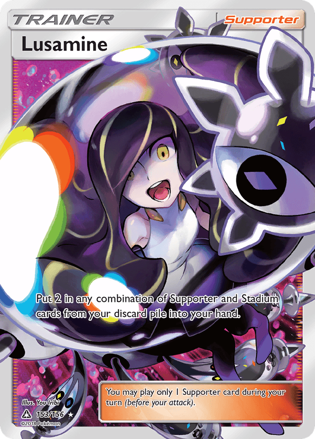 Carta Lusamine 153/156 do set Ultra Prism — Pokémon TCG | Bynx