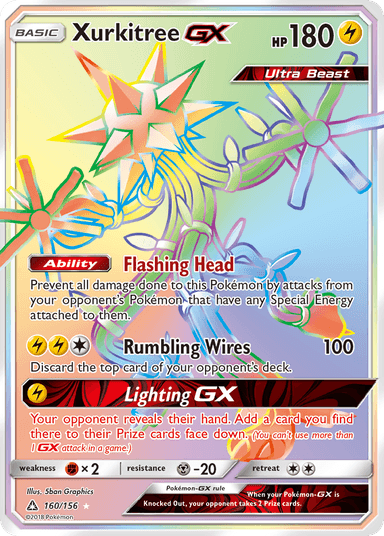 Carta Xurkitree-GX 160/156 do set Ultra Prism — Pokémon TCG | Bynx