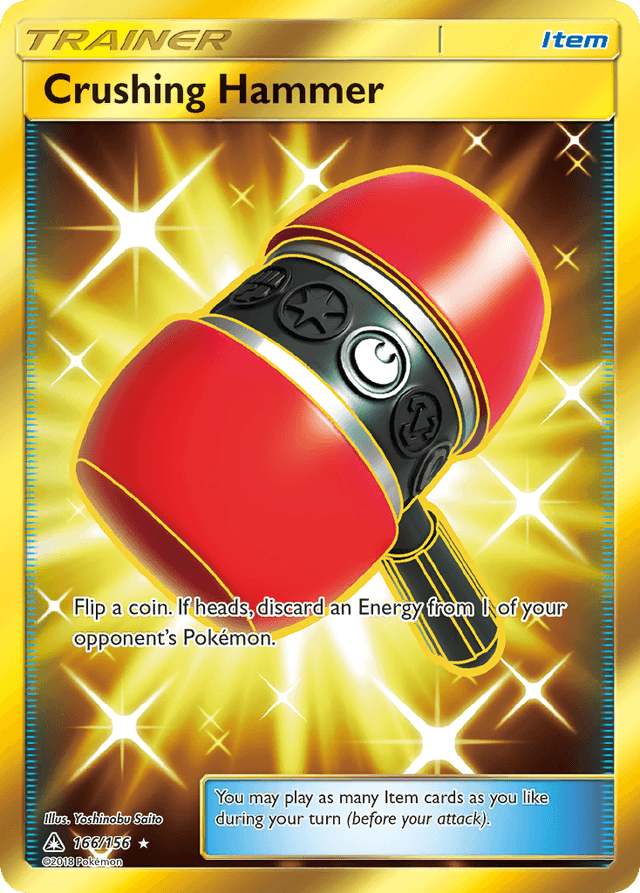 Carta Crushing Hammer 166/156 do set Ultra Prism — Pokémon TCG | Bynx