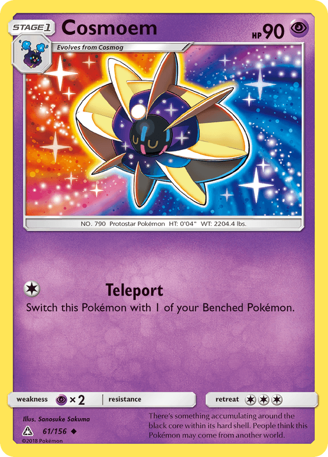 Carta Cosmoem 61/156 do set Ultra Prism — Pokémon TCG | Bynx