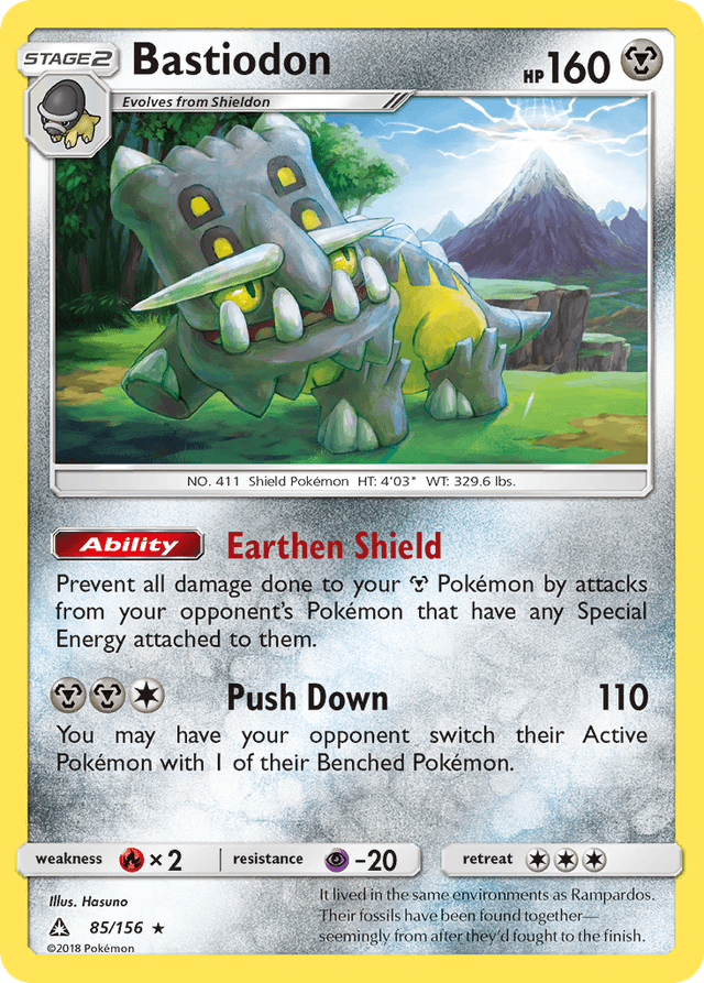 Carta Bastiodon 85/156 do set Ultra Prism — Pokémon TCG | Bynx