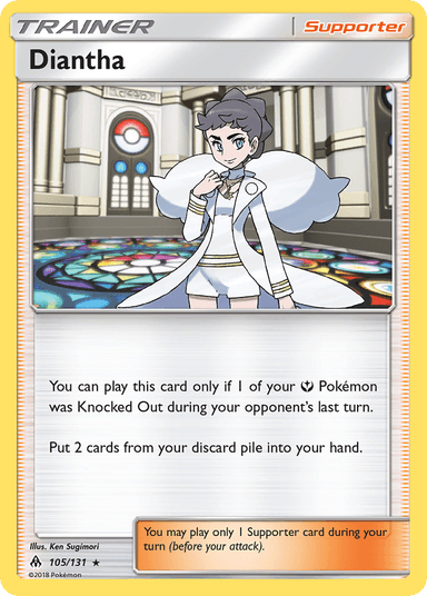 Carta Diantha 105/131 do set Forbidden Light — Pokémon TCG | Bynx