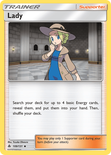 Carta Lady 109/131 do set Forbidden Light — Pokémon TCG | Bynx