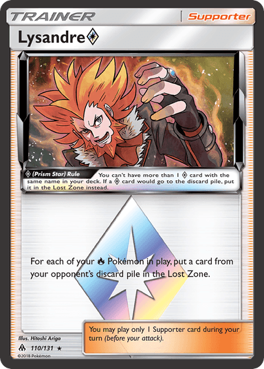 Carta Lysandre ◇ 110/131 do set Forbidden Light — Pokémon TCG | Bynx