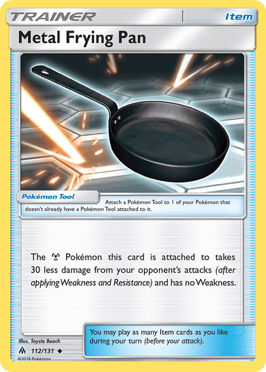 Carta Metal Frying Pan 112/131 do set Forbidden Light — Pokémon TCG | Bynx