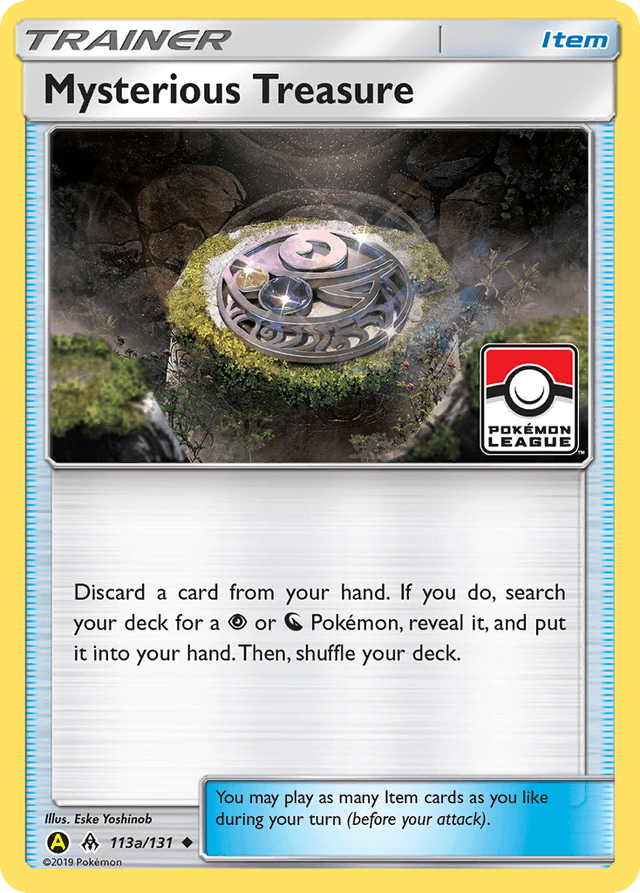 Carta Mysterious Treasure 113a/131 do set Forbidden Light — Pokémon TCG | Bynx