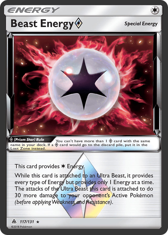 Carta Beast Energy ◇ 117/131 do set Forbidden Light — Pokémon TCG | Bynx