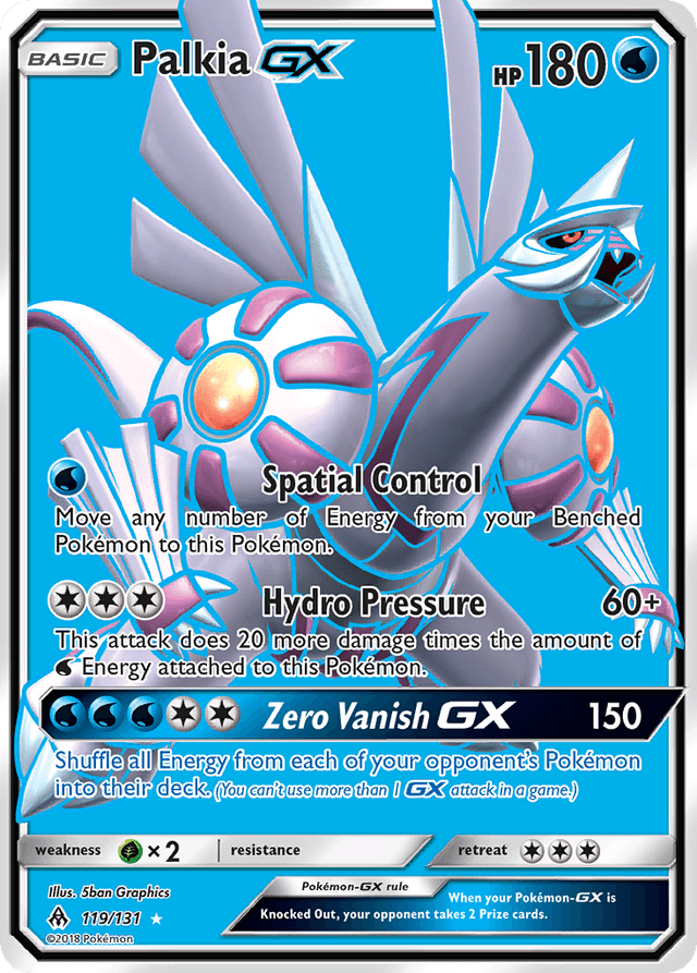 Carta Palkia-GX 119/131 do set Forbidden Light — Pokémon TCG | Bynx
