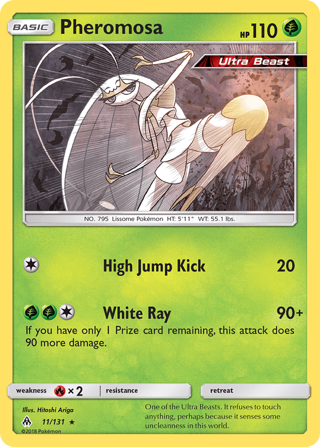 Carta Pheromosa 11/131 do set Forbidden Light — Pokémon TCG | Bynx