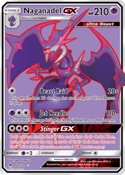 Naganadel-GX 121 — Forbidden Light