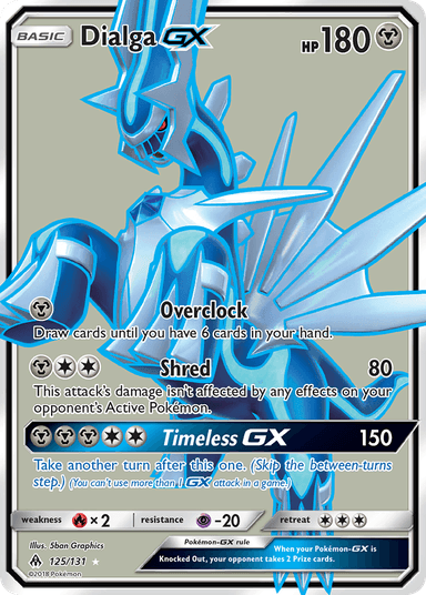 Carta Dialga-GX 125/131 do set Forbidden Light — Pokémon TCG | Bynx