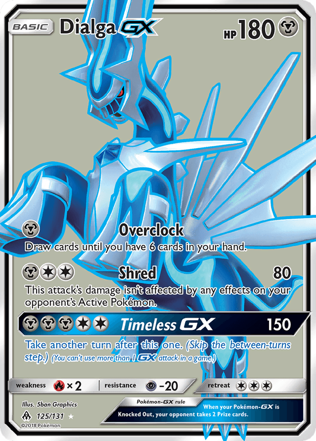 Carta Dialga-GX 125/131 do set Forbidden Light — Pokémon TCG | Bynx