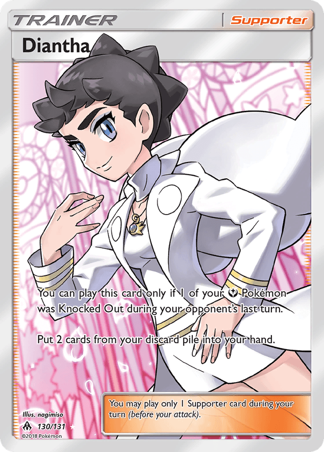 Carta Diantha 130/131 do set Forbidden Light — Pokémon TCG | Bynx