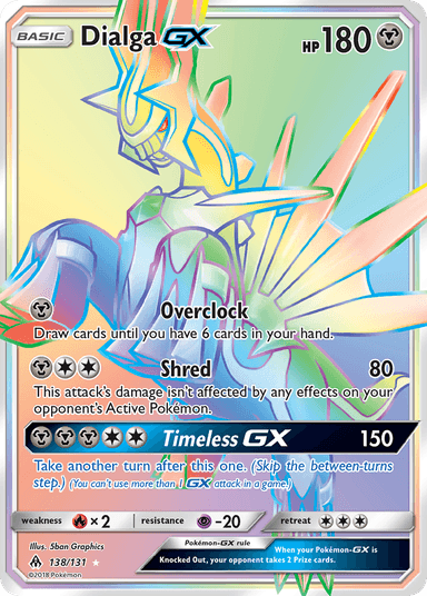 Carta Dialga-GX 138/131 do set Forbidden Light — Pokémon TCG | Bynx