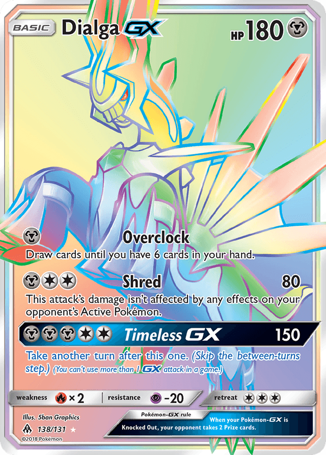 Carta Dialga-GX 138/131 do set Forbidden Light — Pokémon TCG | Bynx