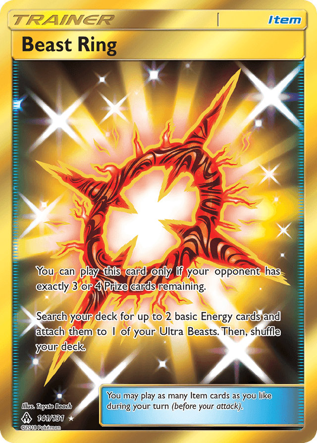 Carta Beast Ring 141/131 do set Forbidden Light — Pokémon TCG | Bynx