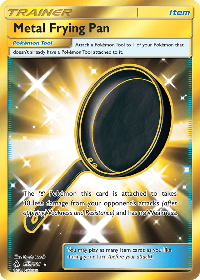 Carta Metal Frying Pan 144/131 do set Forbidden Light — Pokémon TCG | Bynx