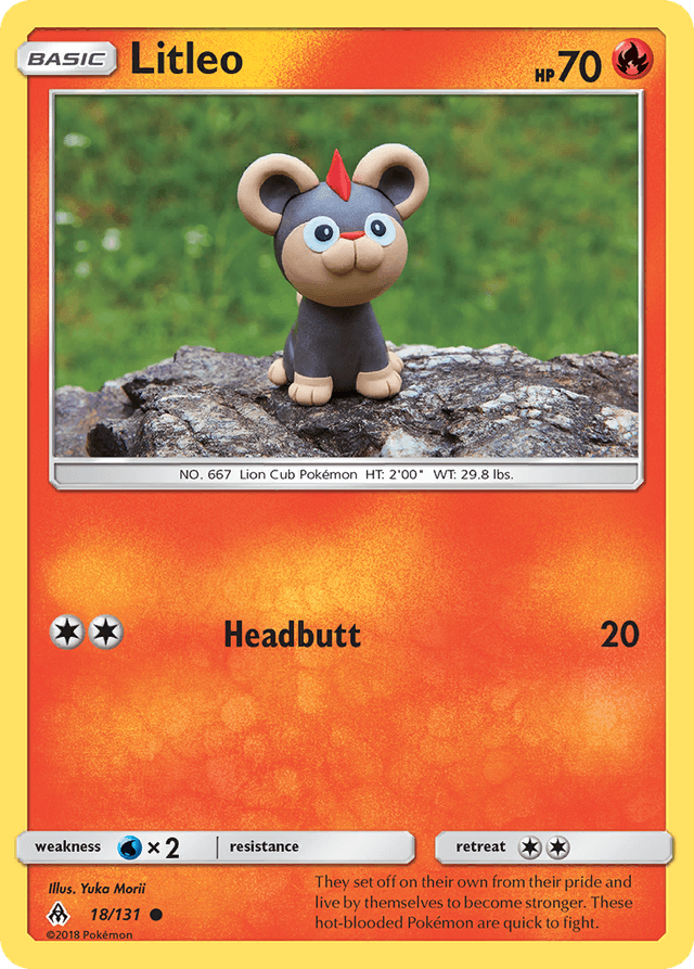 Carta Litleo 18/131 do set Forbidden Light — Pokémon TCG | Bynx