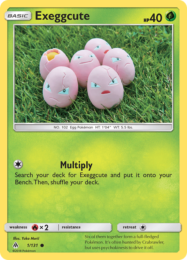 Carta Exeggcute 1/131 do set Forbidden Light — Pokémon TCG | Bynx