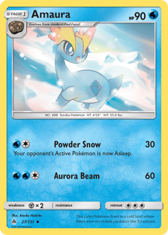 Carta Amaura 27 do set Forbidden Light — Pokémon TCG | Bynx