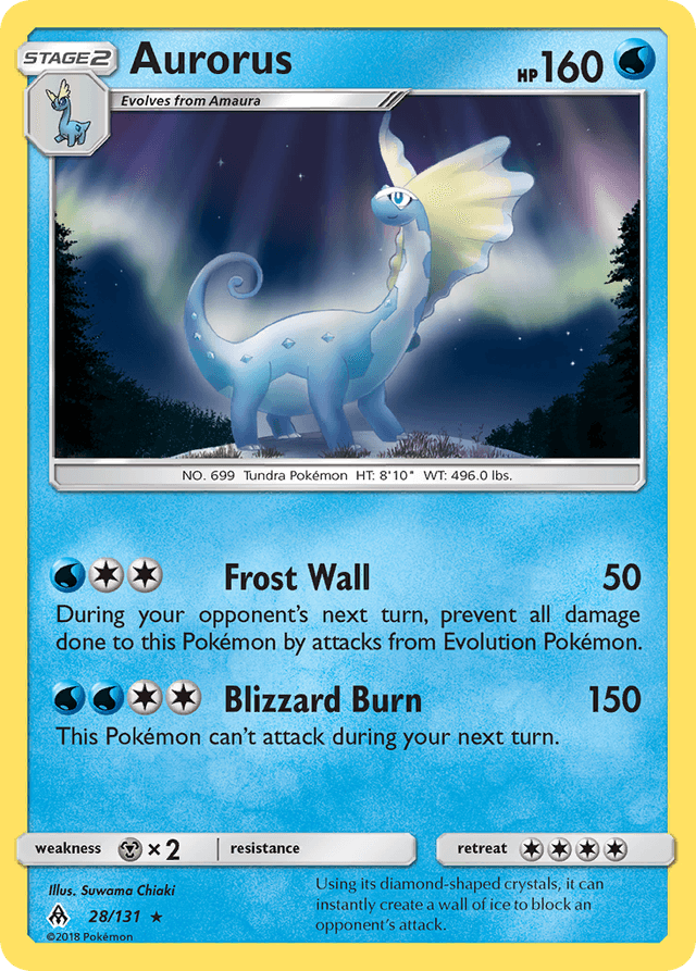Carta Aurorus 28/131 do set Forbidden Light — Pokémon TCG | Bynx