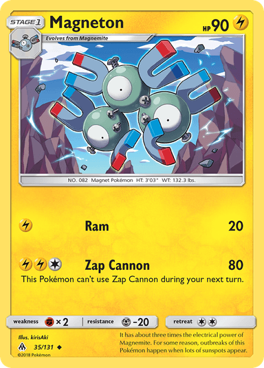 Carta Magneton 35/131 do set Forbidden Light — Pokémon TCG | Bynx