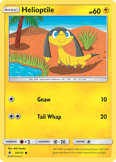 Carta Helioptile 37/131 do set Forbidden Light — Pokémon TCG | Bynx
