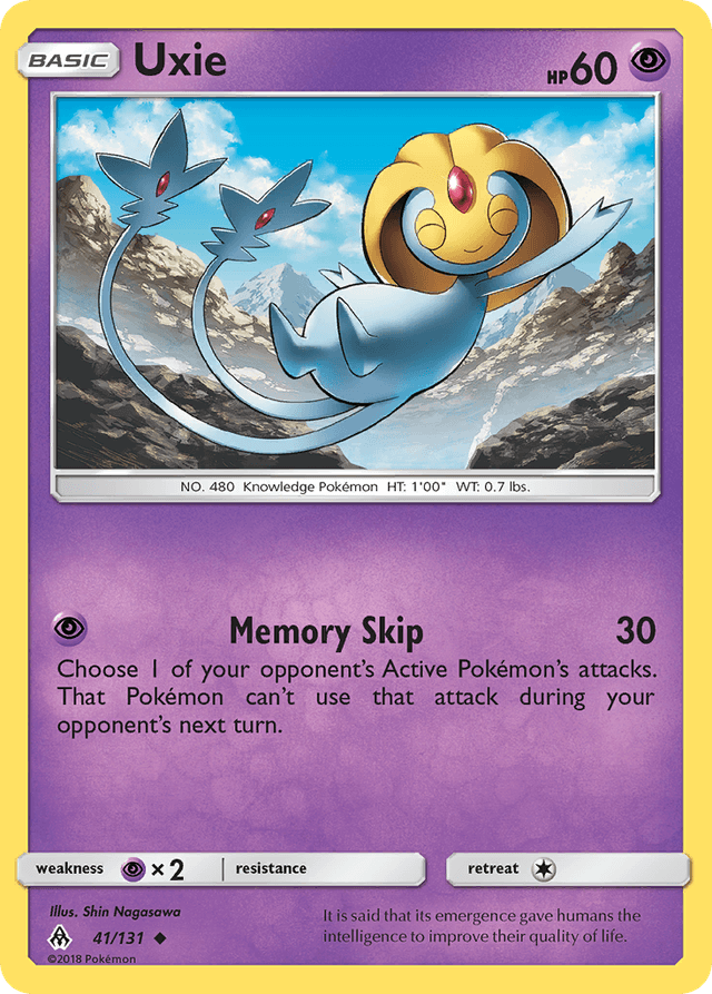 Carta Uxie 41/131 do set Forbidden Light — Pokémon TCG | Bynx