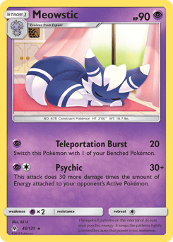 Meowstic 45 — Forbidden Light