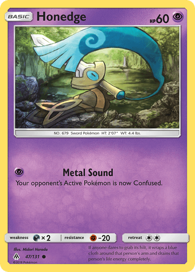Carta Honedge 47/131 do set Forbidden Light — Pokémon TCG | Bynx
