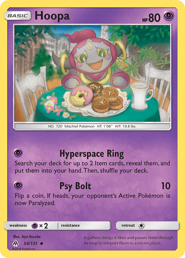 Carta Hoopa 54/131 do set Forbidden Light — Pokémon TCG | Bynx