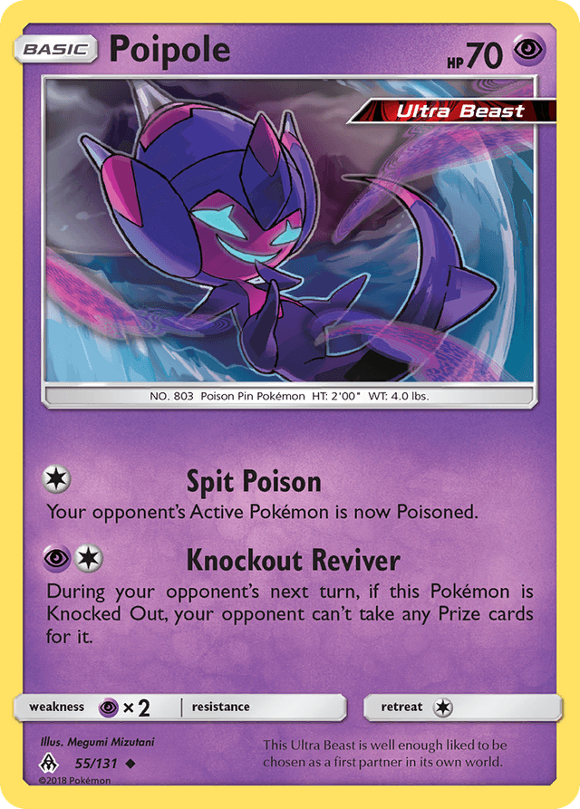 Carta Poipole 55/131 do set Forbidden Light — Pokémon TCG | Bynx