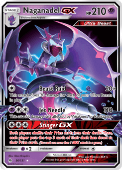 Naganadel-GX 56 — Forbidden Light