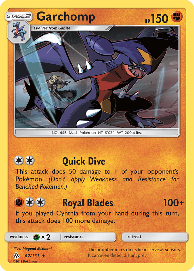 Carta Garchomp 62/131 do set Forbidden Light — Pokémon TCG | Bynx