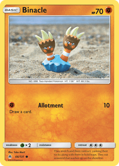 Carta Binacle 66 do set Forbidden Light — Pokémon TCG | Bynx