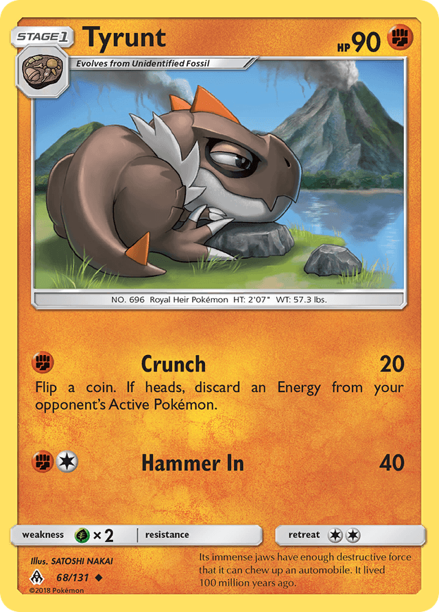 Carta Tyrunt 68/131 do set Forbidden Light — Pokémon TCG | Bynx