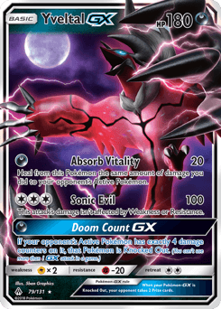 Yveltal-GX 79 — Forbidden Light