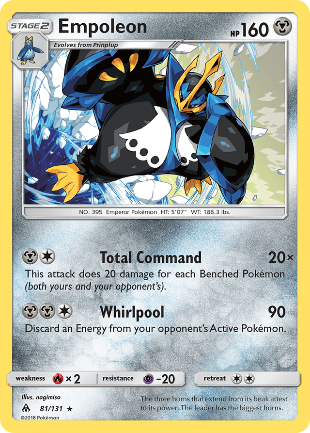 Carta Empoleon 81/131 do set Forbidden Light — Pokémon TCG | Bynx