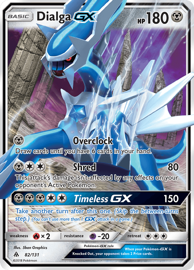 Carta Dialga-GX 82/131 do set Forbidden Light — Pokémon TCG | Bynx