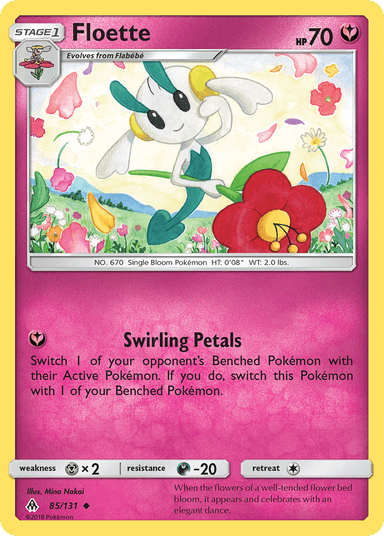 Carta Floette 85/131 do set Forbidden Light — Pokémon TCG | Bynx