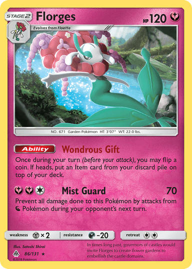 Carta Florges 86/131 do set Forbidden Light — Pokémon TCG | Bynx
