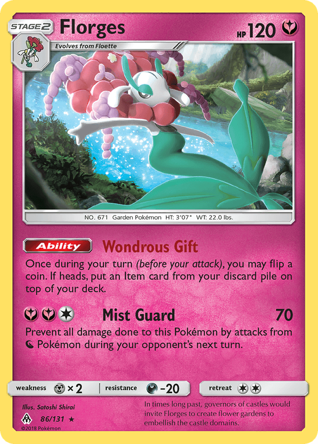 Carta Florges 86/131 do set Forbidden Light — Pokémon TCG | Bynx