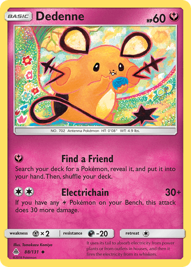 Carta Dedenne 88/131 do set Forbidden Light — Pokémon TCG | Bynx