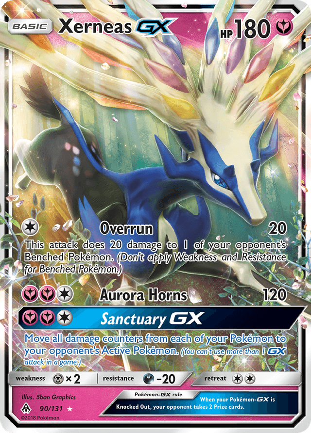 Carta Xerneas-GX 90/131 do set Forbidden Light — Pokémon TCG | Bynx