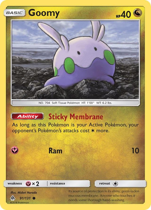 Carta Goomy 91/131 do set Forbidden Light — Pokémon TCG | Bynx